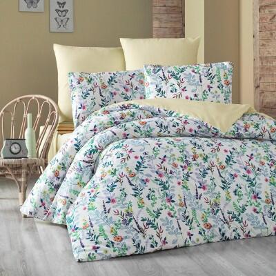 Maxstyle Diamond Çift Kişilik Saten Nevresim Takımı Belissa - MAXSTYLE