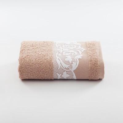 Maxstyle Pamuk Elissa Havlu 50X90 Cm Krem - MAXSTYLE