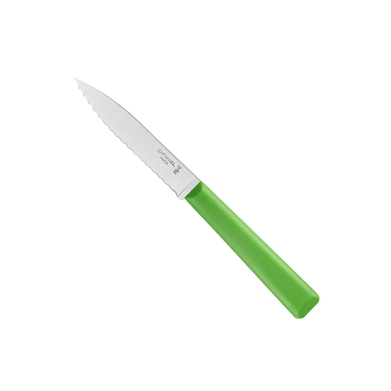 Opinel Essential Tırtıklı Yeşil Soyma Bıçağı 10 cm - 2