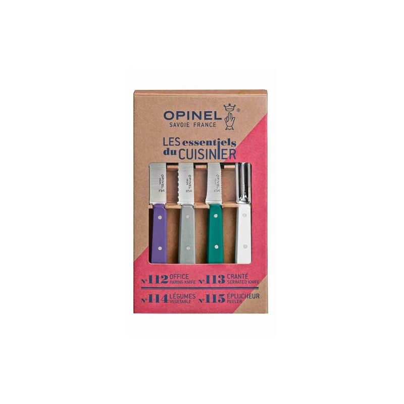 Opinel Les Essentials Art Deco 4 Parça Bıçak Seti - 3