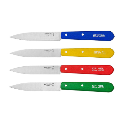 Opinel Les Essentials Renkli 4 Parça Soyma Bıçağı No:112 - 1