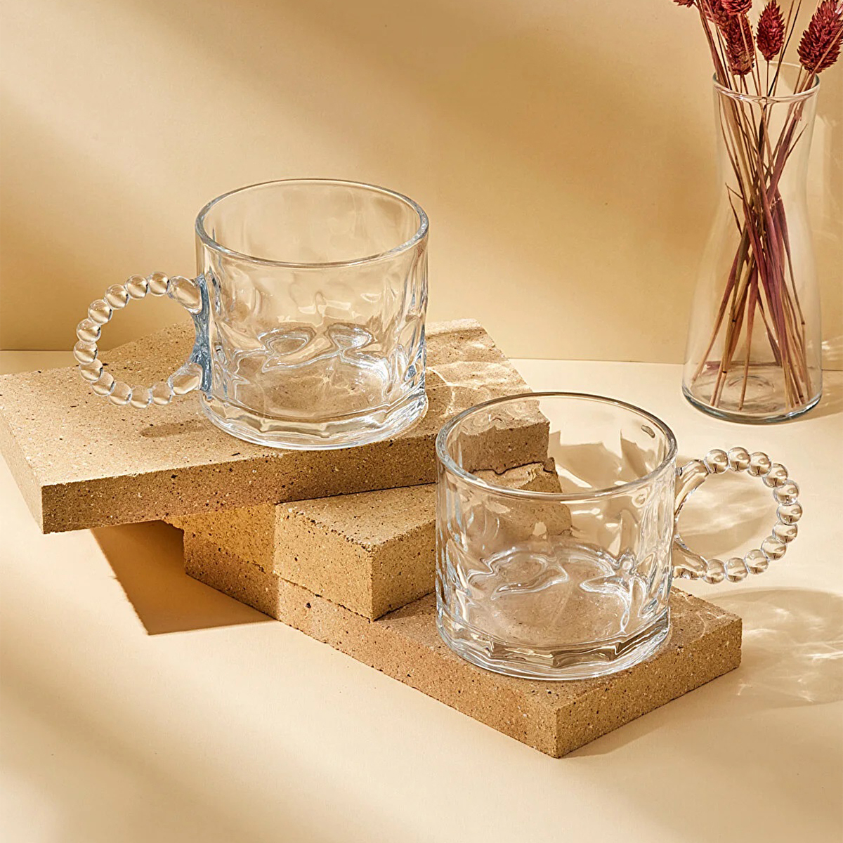 Perotti Ringo Stone 2'li Cam Kupa 325 ml - PEROTTI