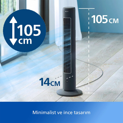 Philips Kule Tipip Vantilatör CX5535-11 - 6