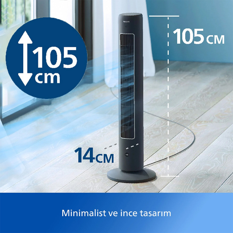 Philips Kule Tipip Vantilatör CX5535-11 - 6