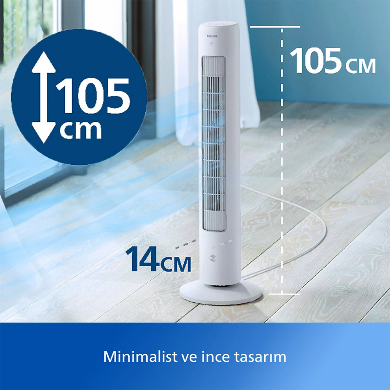 Philips Kule Tipip Vantilatör CX5535/00 - 7
