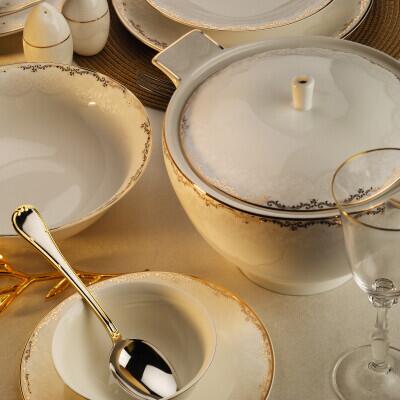 Royal London Worplesdon 60 Parça 12 Kişilik Yemek Takımı - ROYAL LONDON