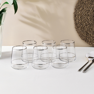 Sandro Moreno Dolce Vita 6'lı Su Bardağı Çift Platin 380 cc - SANDRO MORENO