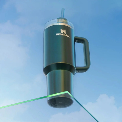 Stanley Quencher Pipetli Termos Bardak 1.18 Lt Metalik Gül Kurusu - 4