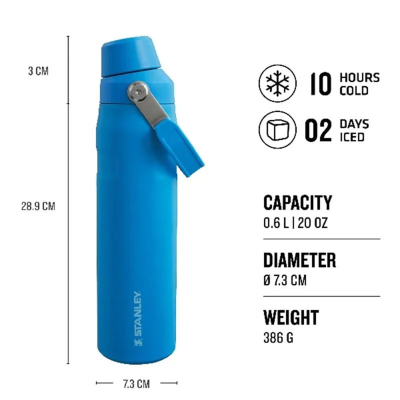 Stanley The Aerolight IceFlow Soğuk Su Termosu Mavi 0,60 Litre - 2