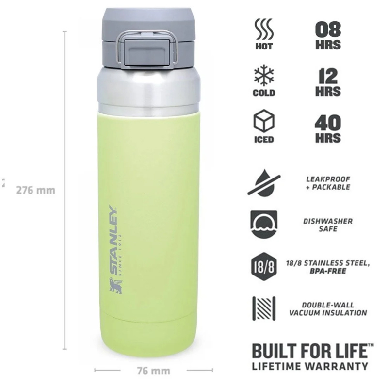 Stanley The Quick Flip Çelik Termos Citron 0.70 Litre - 3