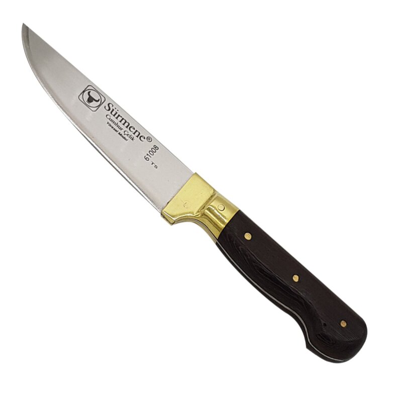 Sürmene Ahşap Saplı Yöresel Mutfak Bıçağı 12.5Cm (3Mm) - 1