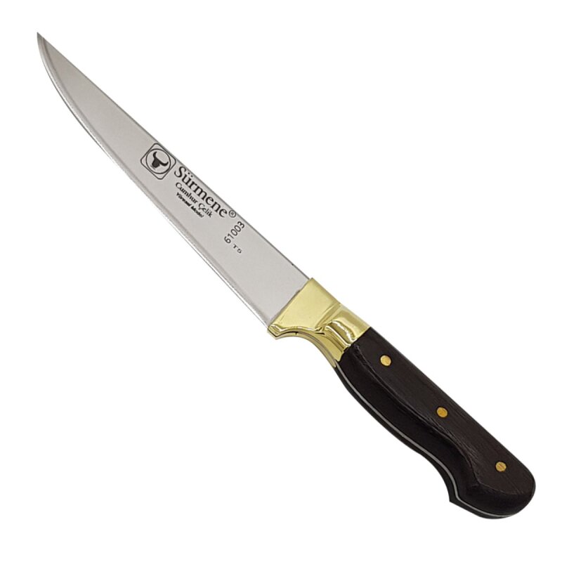 Sürmene Ahşap Saplı Yöresel Mutfak Bıçağı 15Cm (2,5Mm) - 1