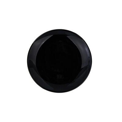 Tulu 15 Cm Klasik Düz Porselen Tabak Antik Siyah - TULU