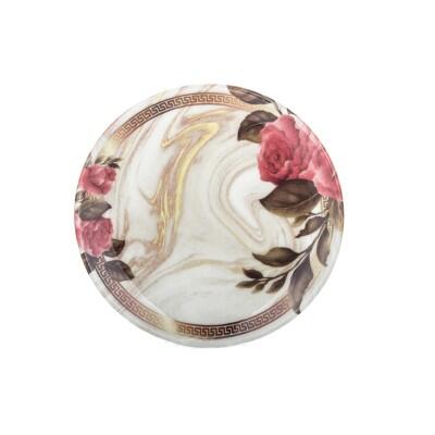 Tulu 17 Cm Klasik Düz Porselen Tabak Db00299 - TULU