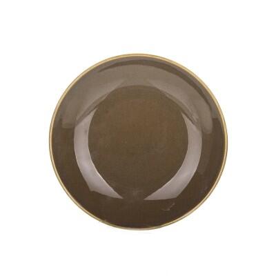 Tulu 19 Cm Çukur Tabak Parlak Hardal - TULU