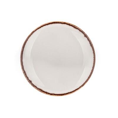 Tulu 19 Cm Klasik Düz Tabak Fileli Kahve - TULU