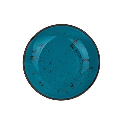 Tulu 19 Cm Klasik Düz Tabak Antik Turkuaz F08 - TULU
