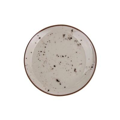 Tulu 19 Cm Klasik Düz Tabak Reactive Krem - TULU