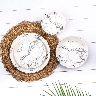 Tulu 24 Parça Yemek Seti Bs11 Transparan 67 Gri - TULU