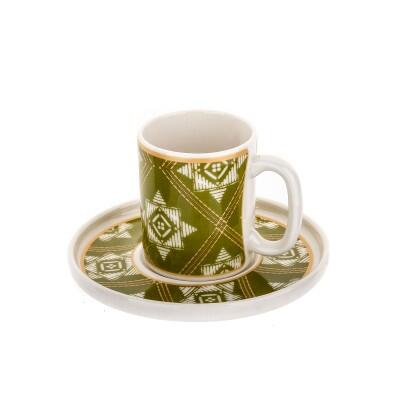 Tulu Algiers Green Kahve Fincan Seti 12 Parça - TULU