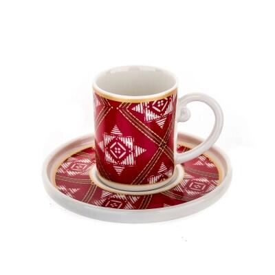 Tulu Algiers Red Fincan Seti 12 Parça - TULU