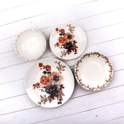 Tulu Carla 24 Parça Yemek Seti Deniz Form - TULU