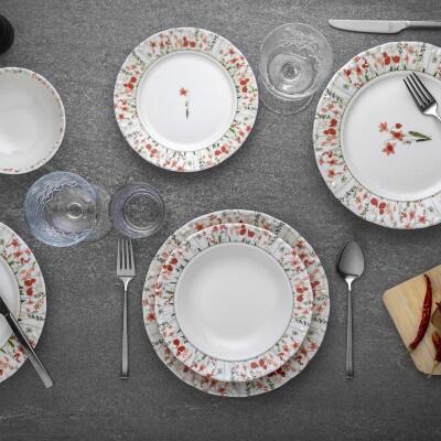 Tulu Deniz 24 Parça Yemek Takımı Db1276 - TULU