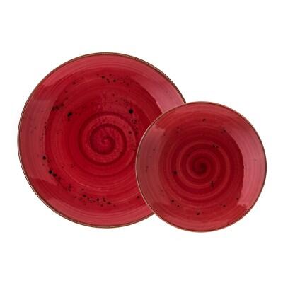 Tulu Deniz Form R36 Kırmızı 7 Parça Pasta Seti - TULU
