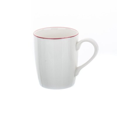 Tulu Ece Mug Transparan Pembe File - TULU PORSELEN