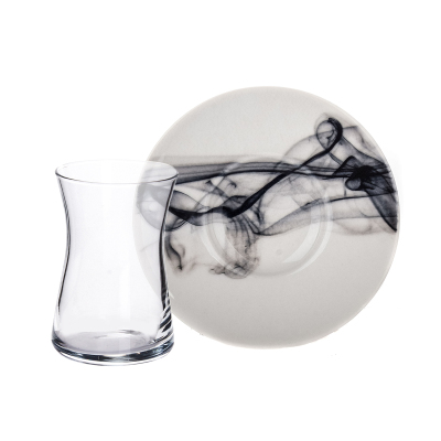 Tulu Heybeli 12 Parça Çay Seti Db1954 - TULU PORSELEN