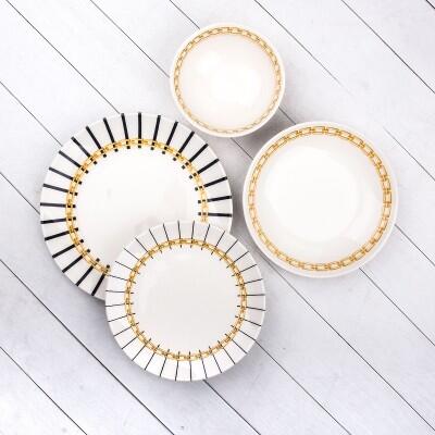 Tulu Klasik Yemek Seti 24 Parça Db1334 - TULU