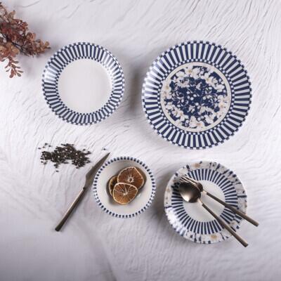 Tulu Lilyum Parla 6 Kişilik 24 Parça Yemek Takımı - TULU PORSELEN