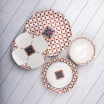 Tulu Organik Yemek Seti 24 Parça Db1960 - TULU