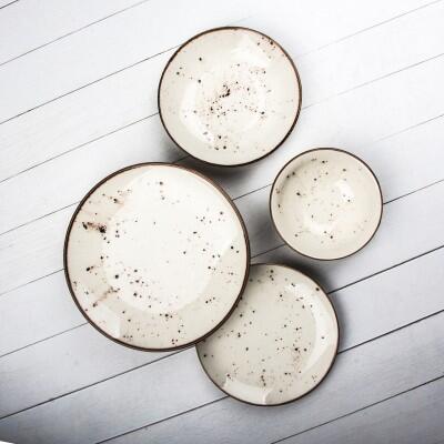 Tulu Porselen Reactiv Krem 24 Parça Yemek Takımı - TULU