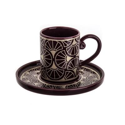 Tulu Semazen Form 6 Kişilik Kahve Fincan Takımı - TULU PORSELEN