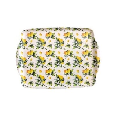 Ultraform Melamin Kulpsuz Tepsi Limon Desen 34X24C - ULTRAFORM