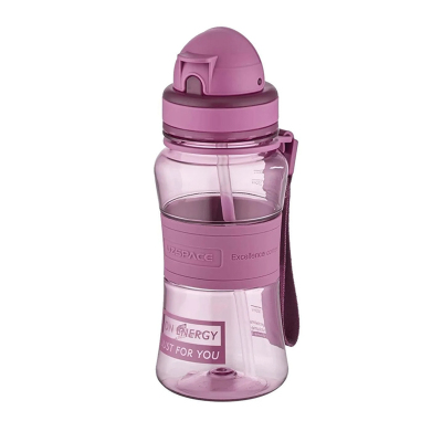Uzspace Tritan Matara Pembe 440 ml - UZSPACE