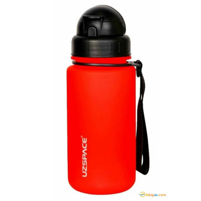 Uzspace Tritan Pipetli Matara Fanastik Kırmızı 400 ml - UZSPACE