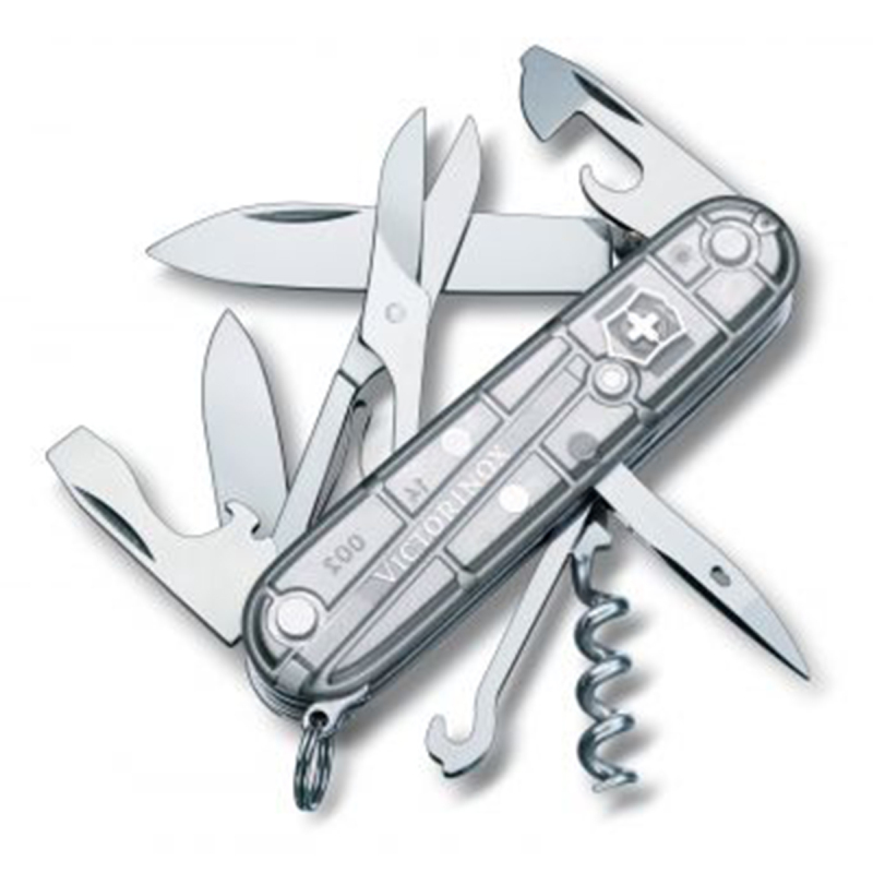 Victorinox Climber Silvertech Şeffaf Blisterli Çakı - 1