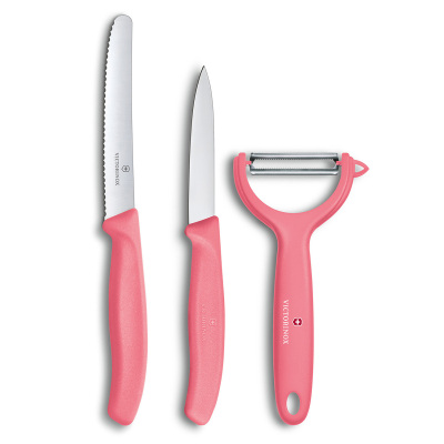 Victorinox Swiss Classic Soyma Bıçağı 2 liı + Soyacak Set - VICTORINOX