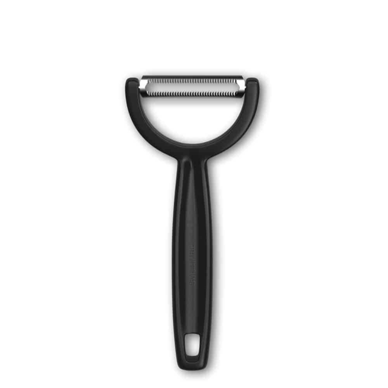 Victorinox Tırtıklı Çift Kenarlı Soyacak Siyah - 2