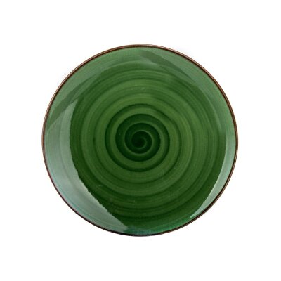 Yegane 24 Cm Klasik Düz Tabak Trend Yeşil - YEGANE